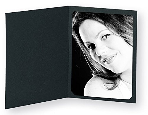 Simply Black 4x6/5x7 Photo Folders - 400 pack.
