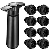 Photo Gallery aoyfuwell pompa a vuoto per vino con 8 tappi, conservatore riutilizzabile per whisky/spumante Photo Gallery aoyfuwell pompa a vuoto per vino con 8 tappi, conservatore riutilizzabile per whisky/spumante