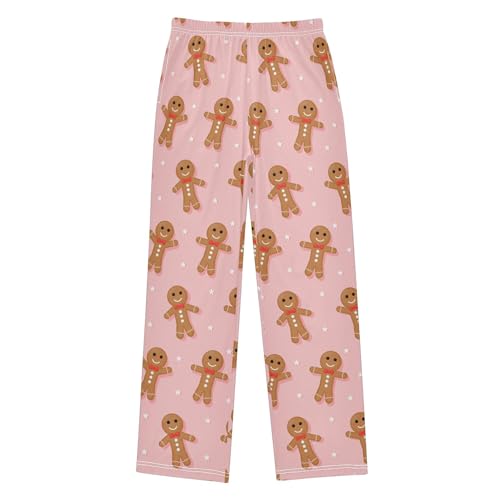 Fisyme Pajama Pants Soft Elastic Waist Long Pajama Bottoms Sleep Lounge Pj Pants