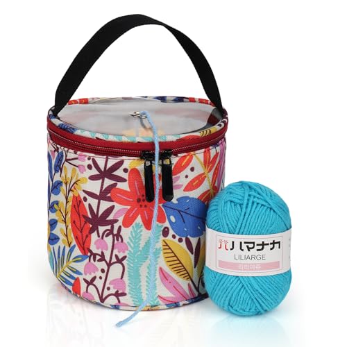 Coopay Mini Borsa per Lavori a Maglia, Sacca...