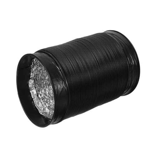 SHINEOFI Tubo de ventilación de secador Tubería mangueras de ventilación de secadora seco secadoras conductos de aluminio kit de ventilación de manguera secadora Black