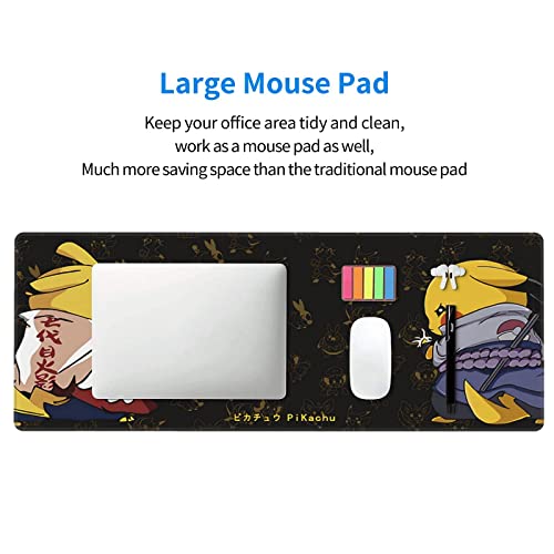 Anime Customized Large Extended Gaming Mouse Pad With Stitched Edges And Non-Slip Rubber Base,Suitable For Office And Home Use,31.5X11.8X0.12 Inches #TOP6