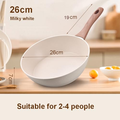 Poêle antiadhésive induction 26 cm avec manche isolant - 3