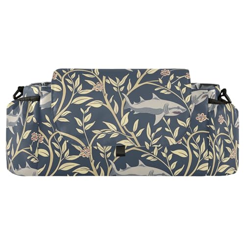 miaozhen William Morris fish sea Floral stroller console organizer stroller drink caddy wallet accesorios para accesorios para stroller