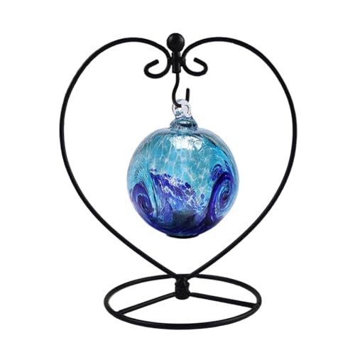 8-inch Ornament Display Stand with 360-degree Rotating Metal Hook