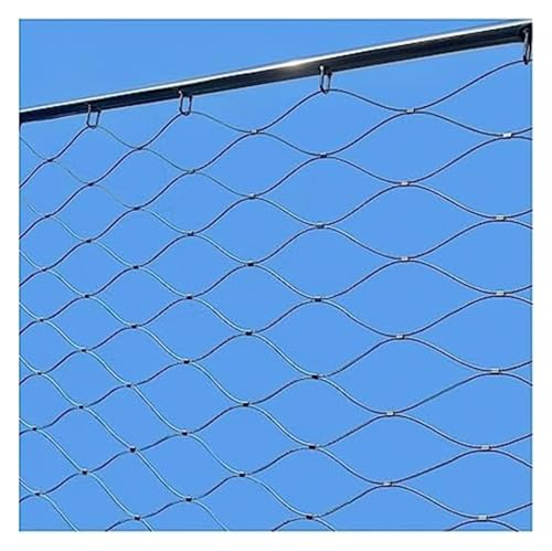 Malla de cable flexible de acero inoxidable 304 para protección de escaleras en balcones