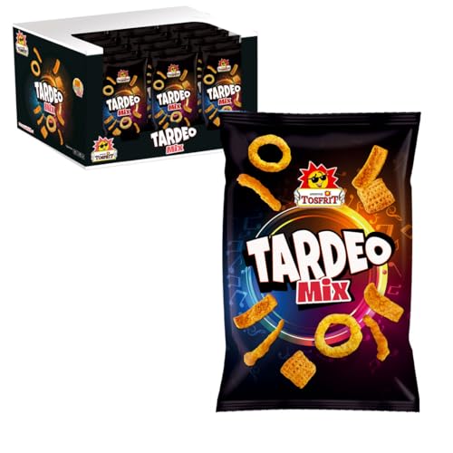 iChuches, Aperitivos Tosfrit Tamaño Familiar, Snacks de Maiz y Patata (Tardeo Familiar 100gr 12 bolsas)