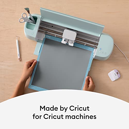Cricut Everyday Iron On - 12” X 2Ft - Htv Vinyl For T-Shirts - Strongbond Guarantee, Outlast 50+ Washes, Use With Cricut Explore Air 2/Maker, Silver #TOP2