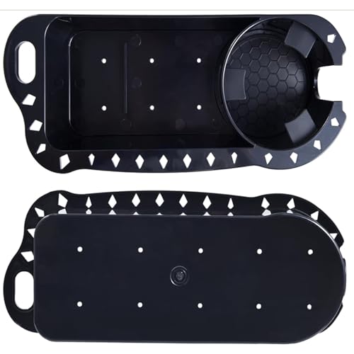 Boat Caddy Organizer, 2 Pack Boat Cup Holder Multifunctional Boat Storage Organizer Universal Fishing Tool Holder Boat Fishing Accessories for Boat, Kayak, Pontoon, Bass Boat, Jon Boat