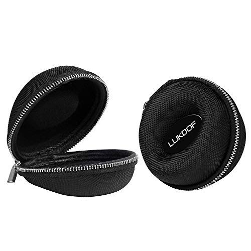 LUKDOF Travel Watch Case, 2 Pack Single Watch Box with Soft Velvet Interior
