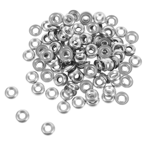 Hemobllo 200pcs Stainless Steel Countersunk Washers Kit Industrial Cup Washers for Automotive Construction Plumbing and Electrical Applications Smooth Finish for Safe Assembly