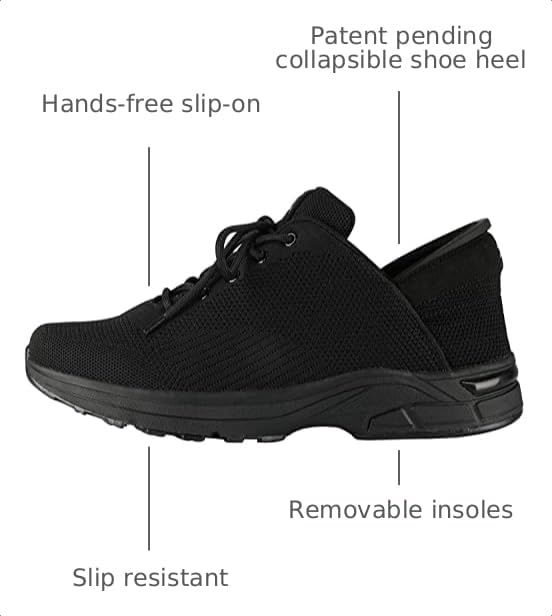 Image of ZEBA Men's Hands Free Slip-On Walking Shoes
