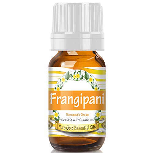 Pure Gold Frangipani Absolute Essential Oil, 100% Natural & Undiluted, 10ml