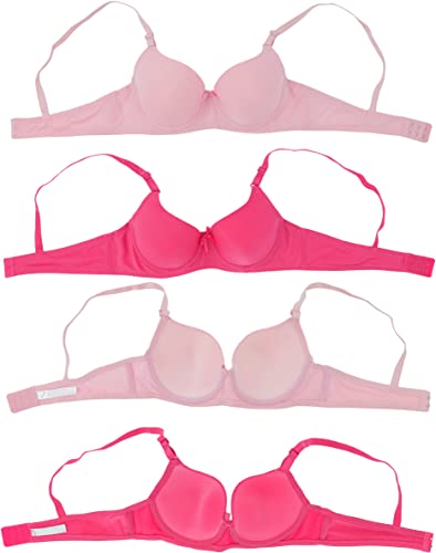 Image of ToBeInStyle Women's Pack of 6 Padded Assorted Styles Supportive Bras Cup Size - A to DDD