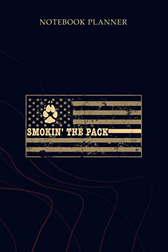  Notebook Planner Coyote Hunting Smokin The Pack Yote Hunting: Mom, 6x9 inch, 114 Pages, To Do List, Planner, Simple, Planning, Gym