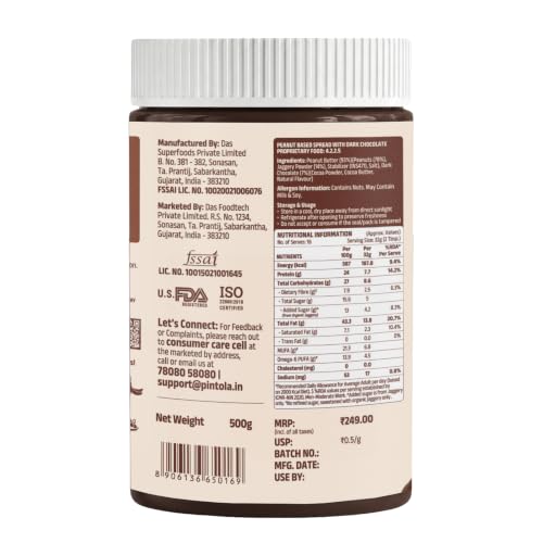 Pintola Peanut Butter Chocolate 500g - Image 4