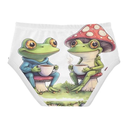 Cute Mushroom Frog Toddler Girls's Underwear 2T 202b90122