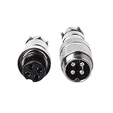 GX16航空コネクタキット、2/3/4/5/6/7/8ピンオスメスプラグ、IP67メタルバッティングコネクタ