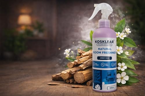 Image of Natural Room Freshener Ambient Wood - 500 ml I Plant-Based & Chemical-Free I Skin-Friendly I Long-Lasting Warm Fragrance I Safe for Kids & Pets I Sustainable Home Freshener
