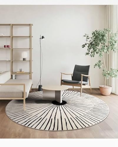 Image of Sifa Carpet Modern Round Area Rug - Hand-Tufted with 100% NZ Wool, Thick & Soft Circular Carpet for Living & Dining Room, Weight -72 Pund, Size-11x11 Feet (132x132 Inch Round)