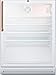 Summit Appliance SCR600GLBITBCADA Commercially Listed ADA Compliant Built-in Undercounter Beverage Center with Glass Door, Adjustable Thermostat, Pure Cooper Handle, Lock and White Cabinet