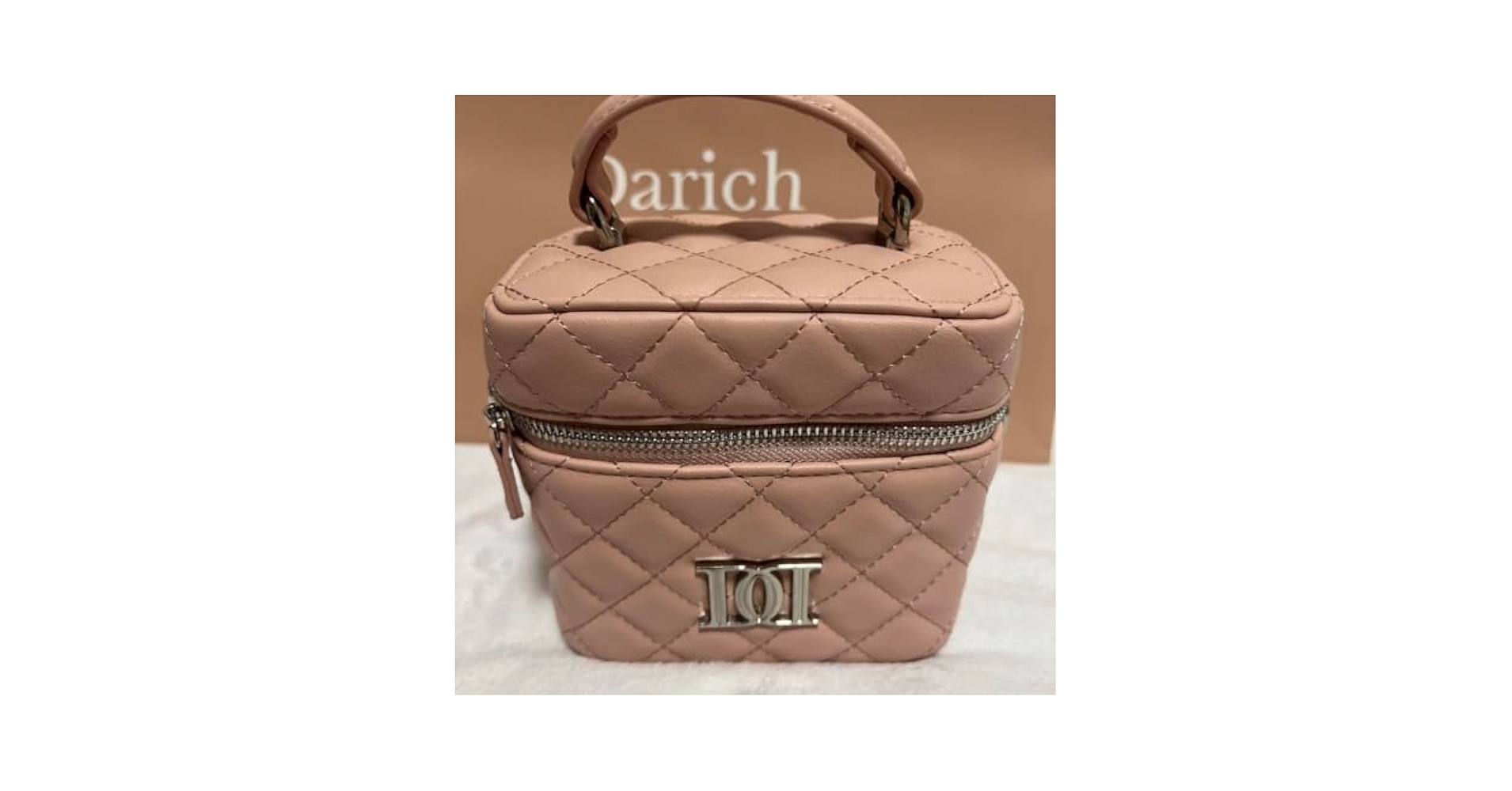 ダーリッチ　バニティバッグ ダーリッチ Darich Dモチーフバニティバッグ （グレー
