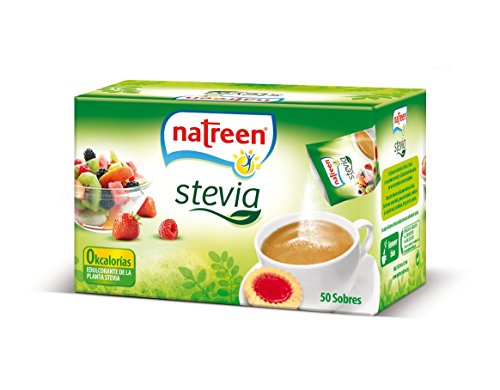 Natreen - Edulcorante granulado Sobre Stevia 50Pc