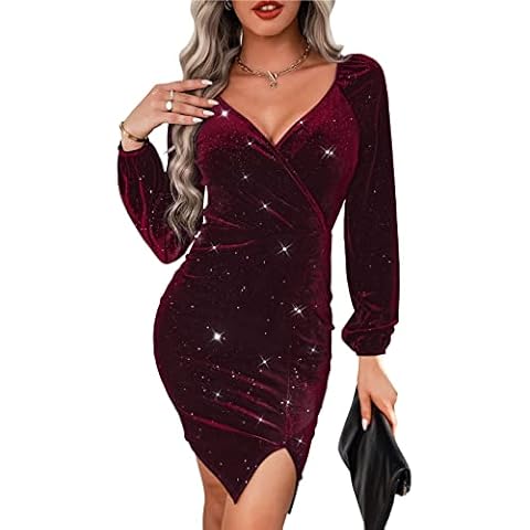 Vestido de Mujer Greensen Terciopelo Cover