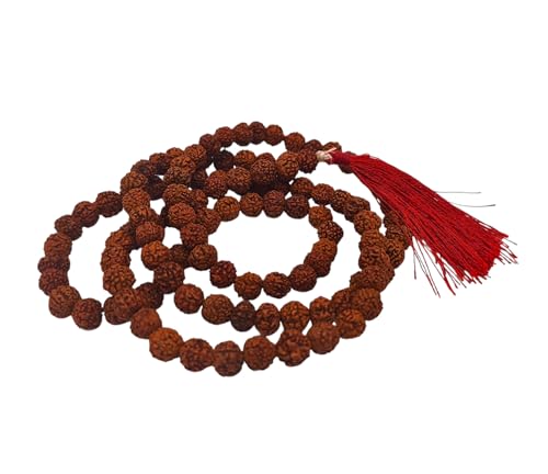 Japa Mala 108 8 mm Natur Perlen – Handgefertigte...