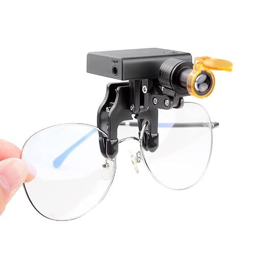 Eoral 5W Plastic Clip Headlamp Portable Head Light With Optical Filter For Binocular Loupes #TOP4
