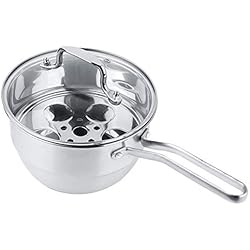 Cacerola Para Huevos En Acero Inoxidable Cacerola De Acero Inoxidable Con Tapa, Cacerola Pequeña Para Cocina Casera, Taza De Leche Caliente, Cafetera, Cacerola, Olla De Leche Pequeña