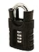 FJM Security SX-975 4-Dial Shrouded Combination Padlock With Protective Silicone Sleeve And Black Finish