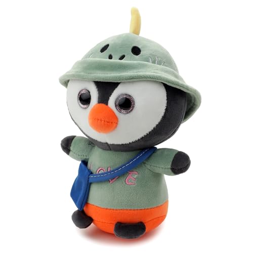 Image of Soft Plush Toy for Kids Stuffed Soft Toy with Cute Hug-Friendly Plush for Babies, Toddlers & Children Safe, Lightweight & Easy to Clean (Green Penguin)