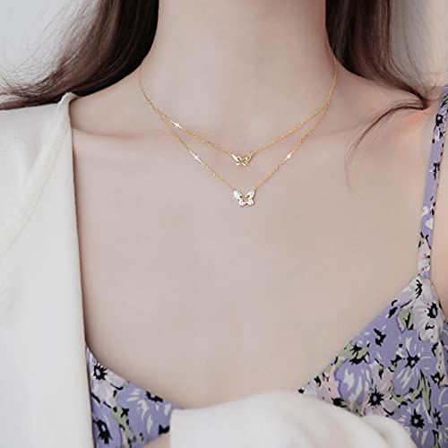 Collier papillon en argent 925 le cadeau d'anniversaire idéal - 2