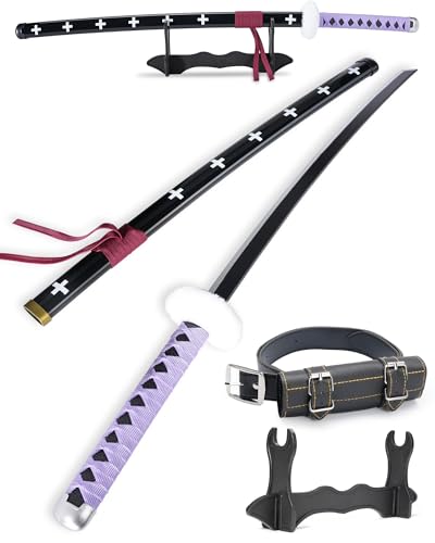 Cold Blade Katana Sword - 41 inches Katana Replica with Holster Belt and Display Stand - Sword with Authentic Design Ziyisheng