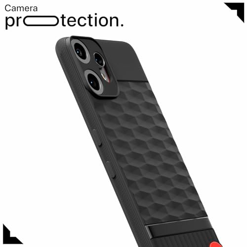 Image of Amazon Basics Back Cover for CMF by Nothing Phone 2 Pro 5G | Full Camera Protection | TPU Soft Flexible Shockproof Bumper Case(Black)