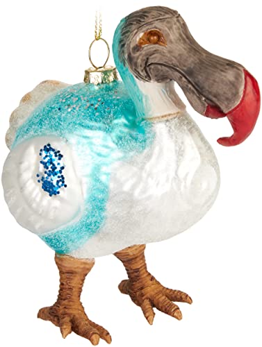 BRUBAKER Dodo Weihnachtskugel aus Glas - Handbemalt und Mundgeblasen - Christbaumschmuck Lustig - Vogel Christbaumkugel Figur Weihnachtsdeko Anhänger - Deko Baumkugel BRUBAKER Dodo Weihnachtskugel aus Glas - Handbemalt und Mundgeblasen - Christbaumschmuck Lustig - Vogel Christbaumkugel Figur Weihnachtsdeko Anhänger - Deko Baumkugel