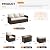 VICLLAX 8 Pieces Outdoor Furniture Set, Patio Rattan Conversation Sets with Metal Fire Pit Table, 3-Seat Sofa Couch, Single Chairs & Ottomans, Cushioned Outdoor Sectional for Porch Garden Deck, Brown