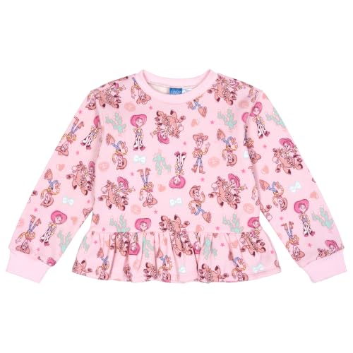 Image of Disney Girls Fleece Sweatshirt and Jogger Pants Outfit Set Newborn to Big Kid Sizes (Newborn - 14-16)