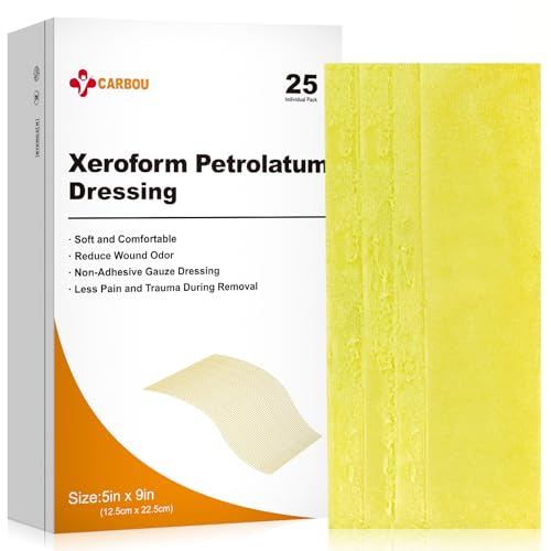 Carbou Medical Xeroform Petrolatum Dressing (5x9 25 Pack)