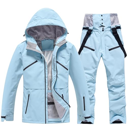 Veste et pantalon de ski homme coupe-vent contre le froid en taille XXXL