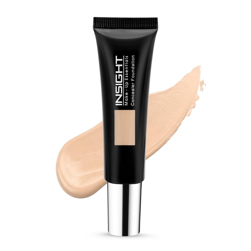 INSIGHT Cosmetics Matte Concealer Foundation For All Skin Types Powder|Waterproof Full Coverage Long Lasting|Light Oil Free Face Makeup| 20Ml, Fd22-Ln08, 1 Count