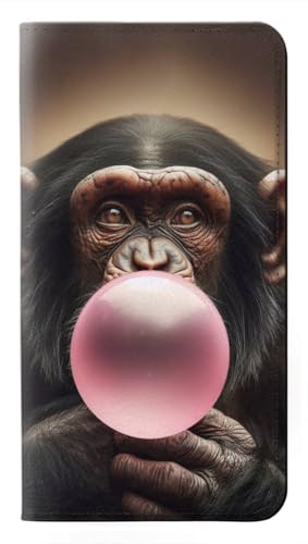 Chimpanzee Housse iPhone 17 Cuir Flip Idéale pour Sorties et Bureau