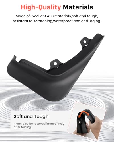Image of Autorder Mud Flaps for Hyundai Palisade SE SEL 2026 Accessories All-Weather Splash Guards Protect Paint Mudflap No Drilling Required Mud Guard Body Kits for Palisade 4PCS