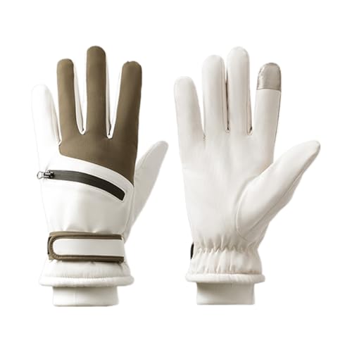 Guantes de esquí para mujer | Manoplas de ciclismo gruesas compatibles con pantallas táctiles, guantes de invierno para esquí y deportes de nieve, para deportes de invierno, ciclismo de montaña