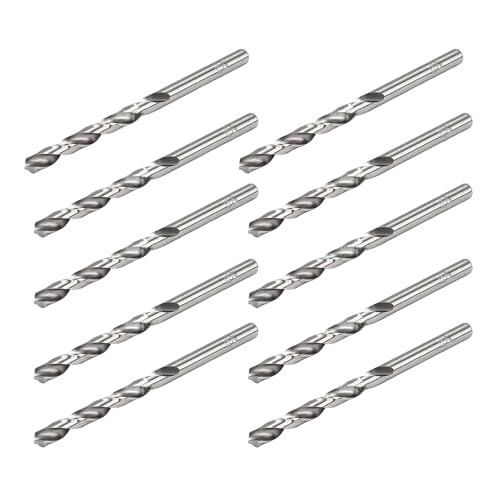 Brocas para metal – Herramientas de reparación de metal, diámetros 1, 2,5 y 3 mm, juego de 10 mechas helicoidales pequeñas - para electrodomésticos de automóviles Fontanería Muebles Cobre Aluminio