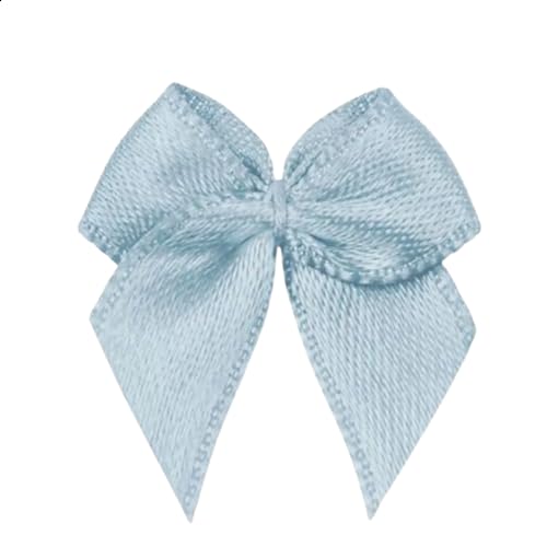 Laço De Cetim 1006/1 para Decoração Embrulho de Presente Luva Enfeites e Acessórios Azul Bebê (50)