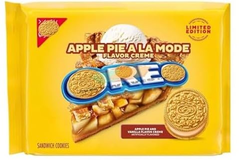 Apple Pie a la Mode Sandwich Cookies, Limited Edition, 10.68 oz ⓞReØ