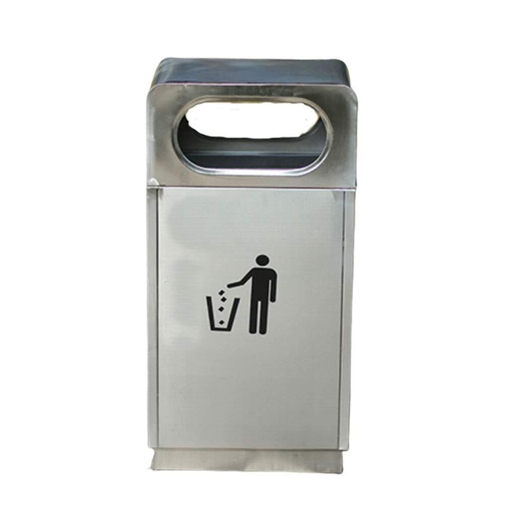 Poubelle extérieure de jardin pour simplifier le nettoyage après barbecue