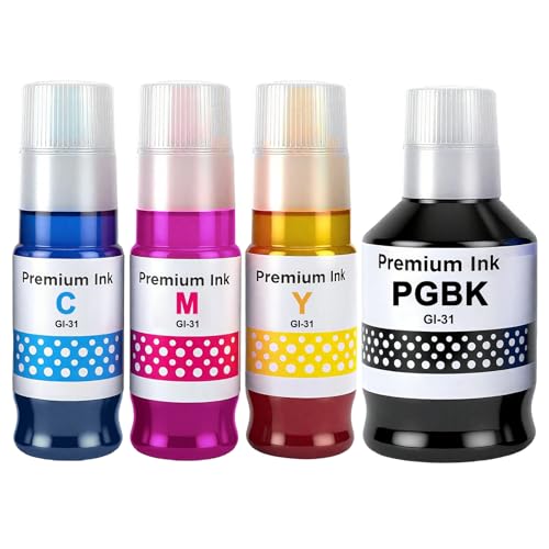 【LAIPENG】キャノン用GI-31インクボトル互換4色セット